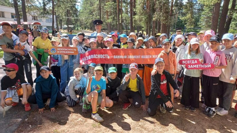 В рамках «Каникул» сотрудники полиции посетили два летних лагеря в Крестецком районе